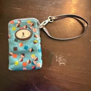 Fossil Blue and Pink Butterfly Phone Case